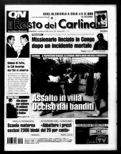 Il Resto del Carlino : giornale dell'Emilia